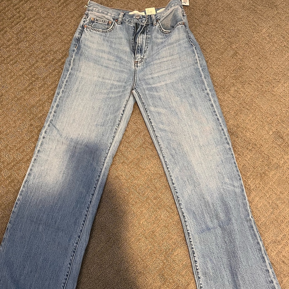 Denim Forum Winona 90s Light Blue Flare Jeans